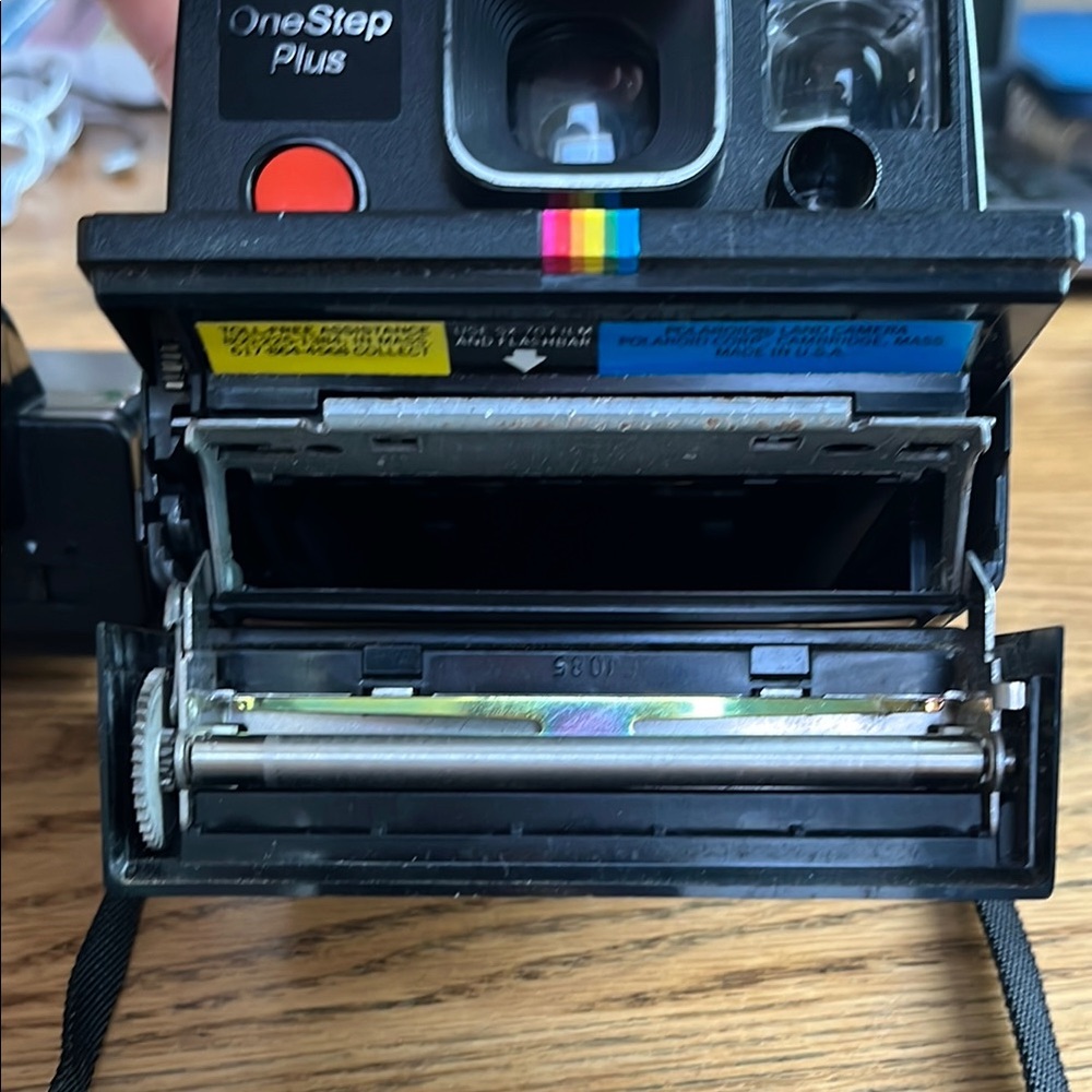 Vintage Polaroid Rainbow 2351 One Step Plus Land Camera INCLUDING O-Light - Picture 9 of 14